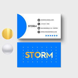 Cartão de Visita em Hot Stamping